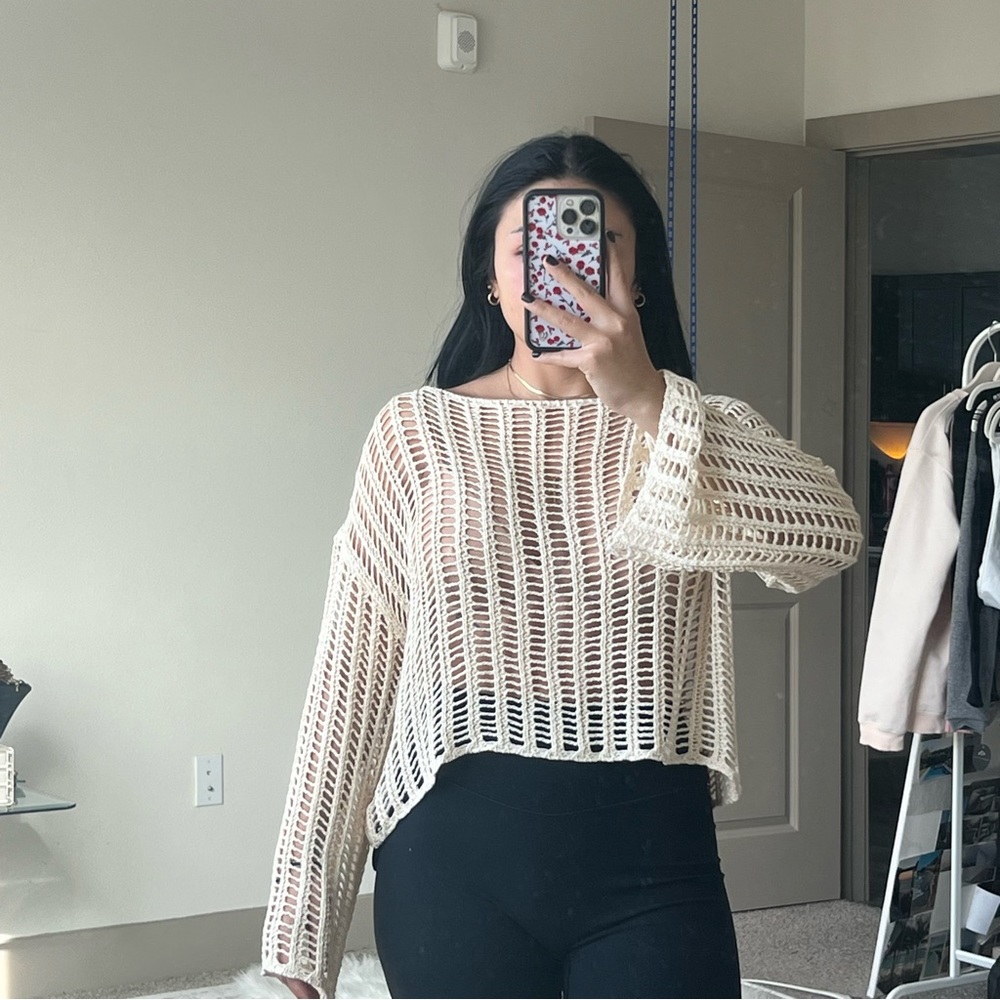 Crotchet style sweater